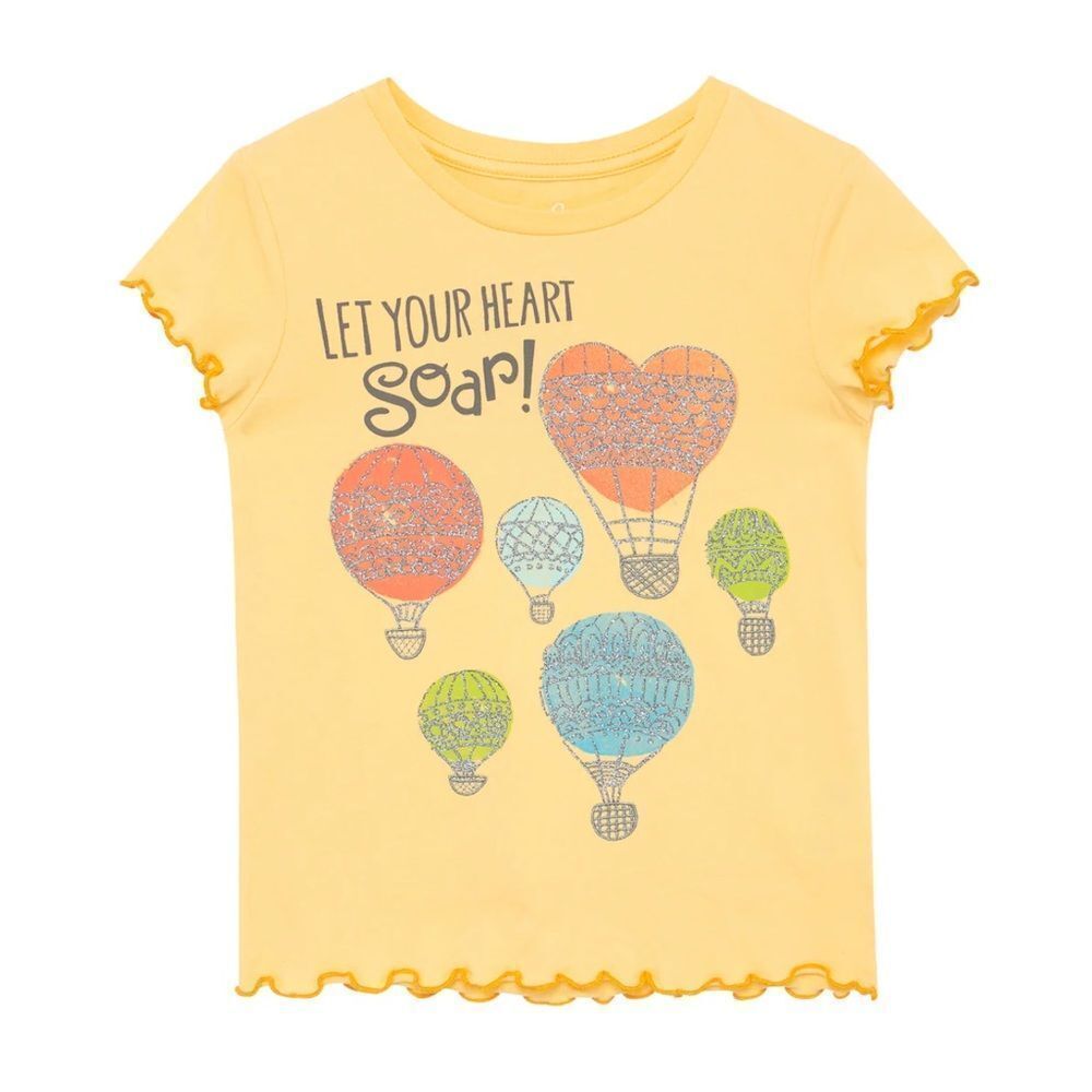 NEW Peek Toddler Girls ‘Let Your Heart Soar’ Hot Air Balloon Top Size 2T NWT